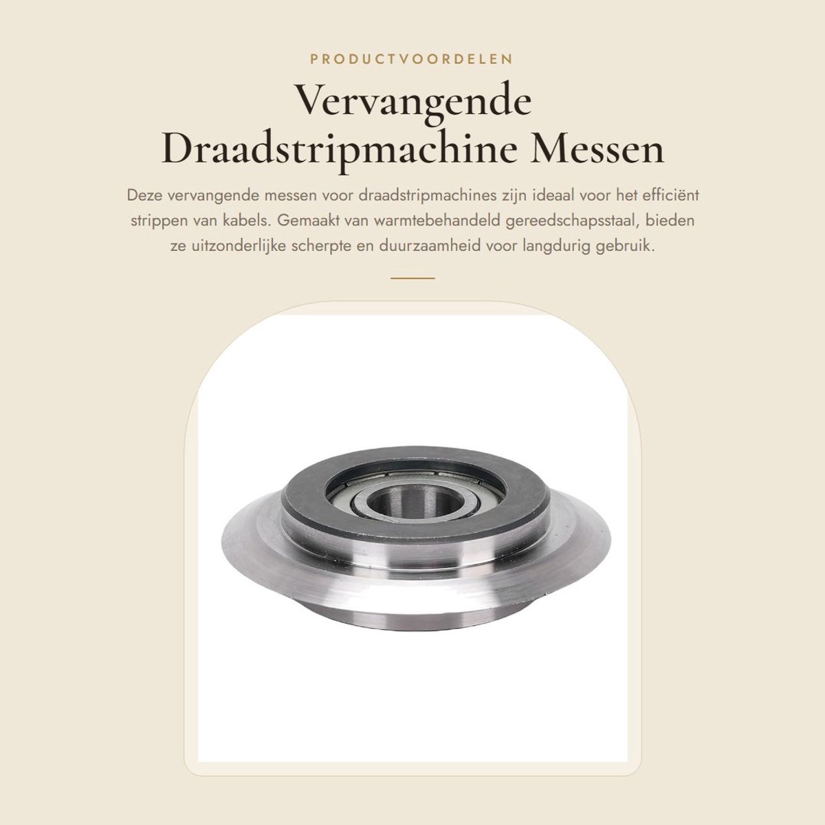 Duurzame Stalen Messen - Dailygoods- Draadstripmachine Vervangingsset
