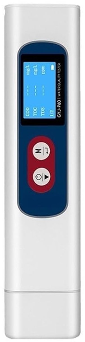 Waterkwaliteit Tester - Testpen Meter - Drinkwater Controleren - 6-in-1 Parameters - Compact Formaat - Zwart