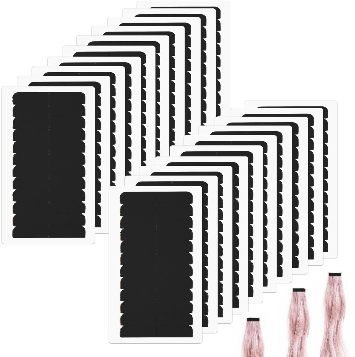Dailygoods- Haarverlenging Tape 240 Stuks - Dubbelzijdig - Eenvoudig te gebruiken - Geschikt voor pruiken - Geen vervuiling van haar - Gemak voor kapsels - Haarextensions