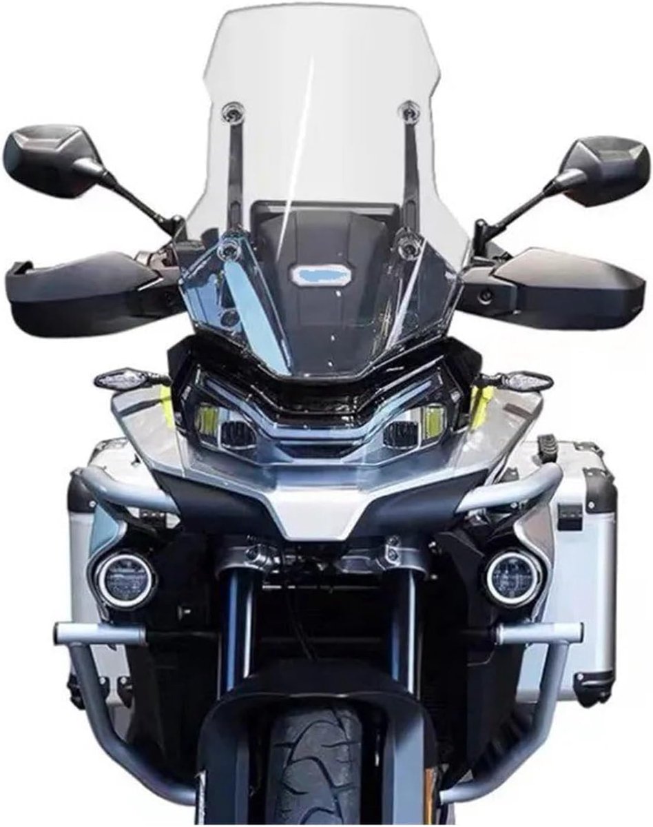 Scooter Windscherm - Voorruit Deflector - Motorrijden Bescherming - Sterke Weersbestendigheid - Transparant +5cm - Transparant
