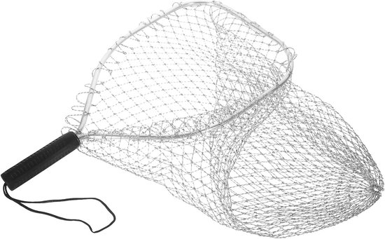 Schepnet Vissen - Visnet Accessoire - Veilige Vangst - Zonder Visschub Schade - 30 cm Vierkant - Wit — afbeelding 5