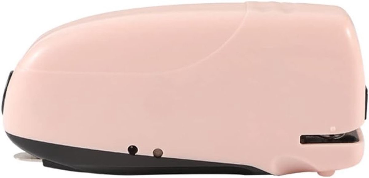 Elektrische nietmachine - Automatische nietmachine - Papier binden - Oplaadbare batterij - 10 vellen - Roze