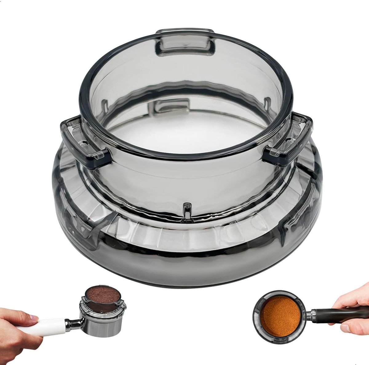 Dailygoods- Koffie Zeeftrechter 54 mm - Geïntegreerd Reinigingsdesign - Compatibel met Espressoapparaat - Koffiefilterhouder - Accessoires voor Koffiezetapparaten - Verbeterde Reinigingsefficiëntie - Koffiefilter