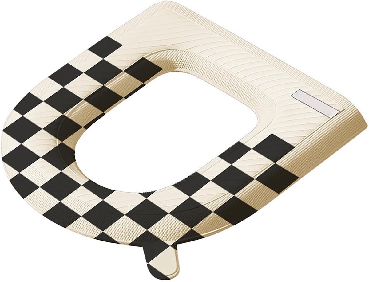 Toiletbrilhoes EVA - Zachte Mat - Meer Comfort - Dikke Demping - 39x43cm Buitenmaat - Grijs