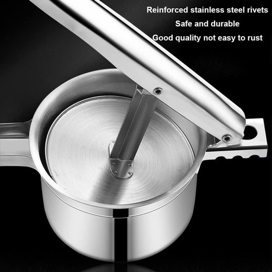 Roestvrijstalen Sapcentrifuge - Handpers Fruit - Vers Sap Maken - Maximale Sapextractie - 36cm - Zilver — afbeelding 4
