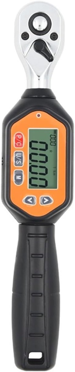 Digitale Momentsleutel - Ratelsleutel Handvat - Precisie Afstelling - LCD Scherm - 10 Nm - Zilver