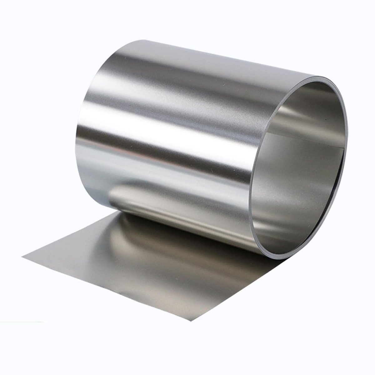 Roestvrijstalen Folie - Metaalplaat Plaatstaal - Metaalbewerking Hobby - Glad Oppervlak Geen Bramen - 0.1x200x1000mm - Zilver