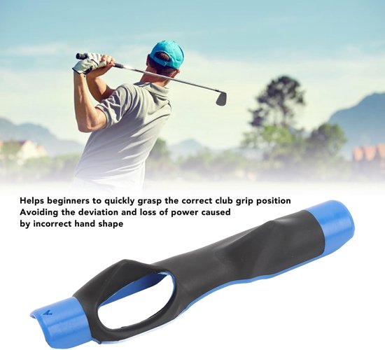 Grip Corrector - Handpositie Trainer - Golfswing Training - Verbetert Stabiliteit - 19 x 3 x 3 cm - Zwart — afbeelding 2