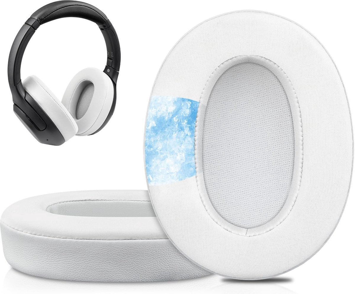 Dailygoods - SOULWIT verkoelende gel vervangende oorkussens voor Sony WH-XB900N/WH-CH710N/WH-CH720N/WH-RF400/MDR-RF895RK hoofdtelefoons, earpads cushions met schuim met hoge dichtheid