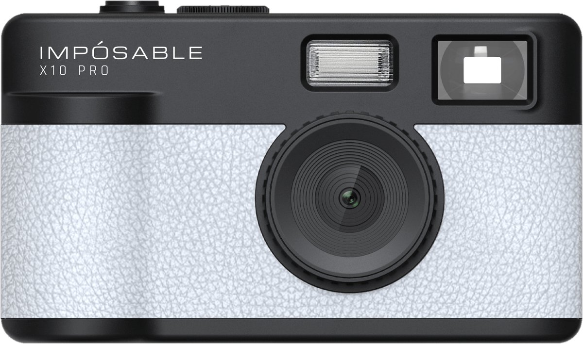 IMPÓSABLE - X10 PRO - Arctic White - 12MP - Screenless Retro Camera - incl 4GB Memory Card