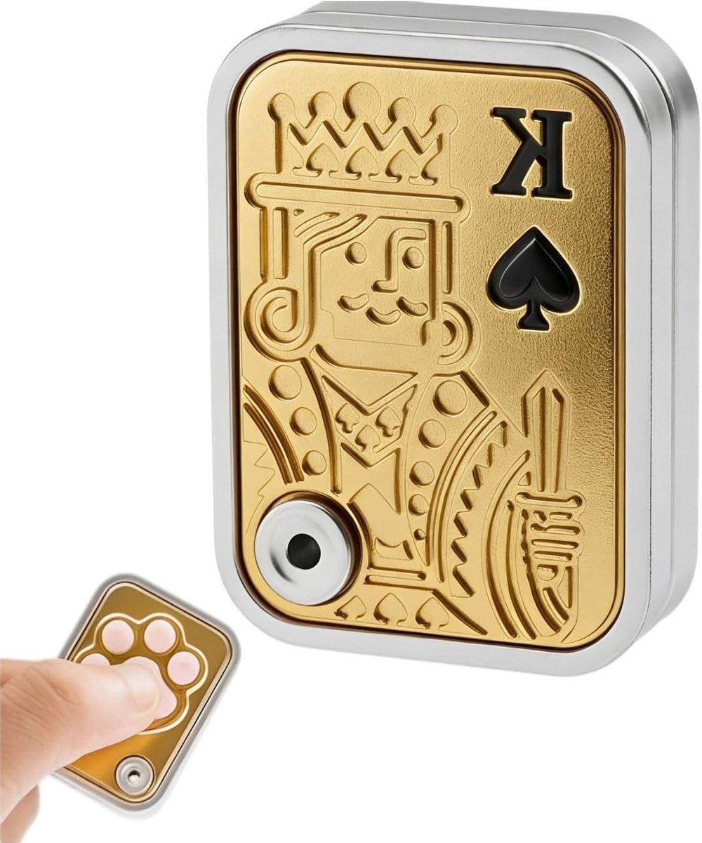 Fidget speelgoed Slider van metaal voor volwassenen, ideaal voor stressvermindering, ADHD en autisme, haptische decompressie en ontspanning