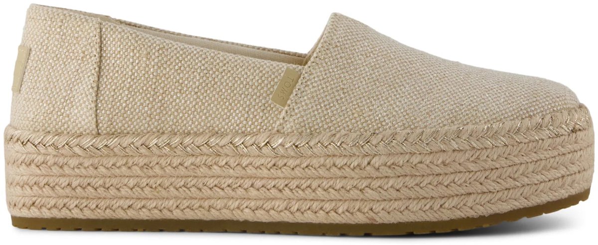 TOMS Valencia espadrilles gold