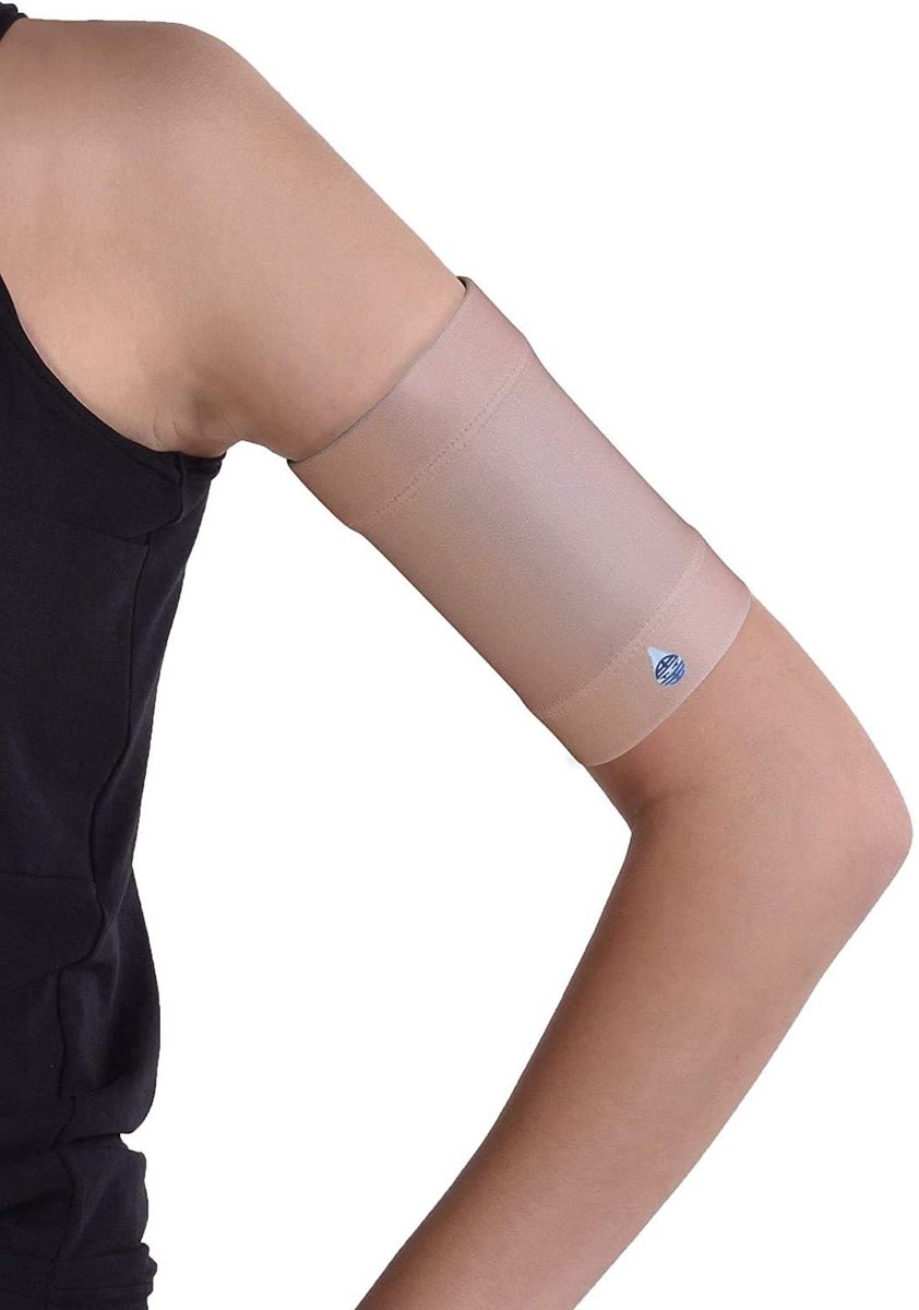 SnelShoppen - Dia-Band voor Diabetici - Comfortabele Herbruikbare Sensorband voor Glucose Sensoren - M (27-31cm) - Ideaal voor Activiteiten, Slapen, S