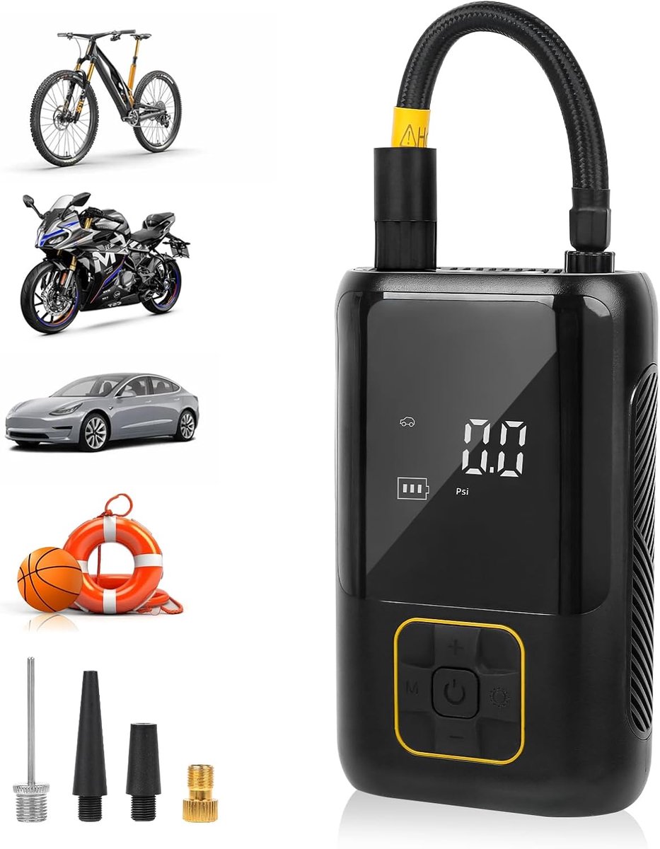 SnelShoppen - Elektrische Luchtpomp QP-HF805 - Multifunctionele Luchtpomp voor Campings, Feesten, Opblaasbare Speelgoed, Snel en Gemakkelijk, Compact
