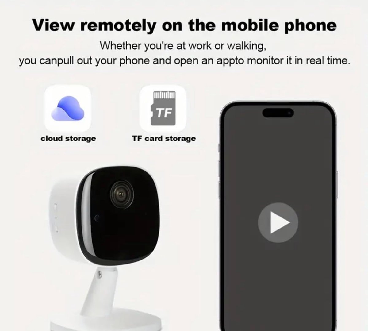 SnelShoppen - WiFi Indoor Camera met Realtime Monitoring, Bidirectionele Communicatie, Flexibele Opslag, 1080p HD Beeldkwaliteit voor Thuisbeveiliging