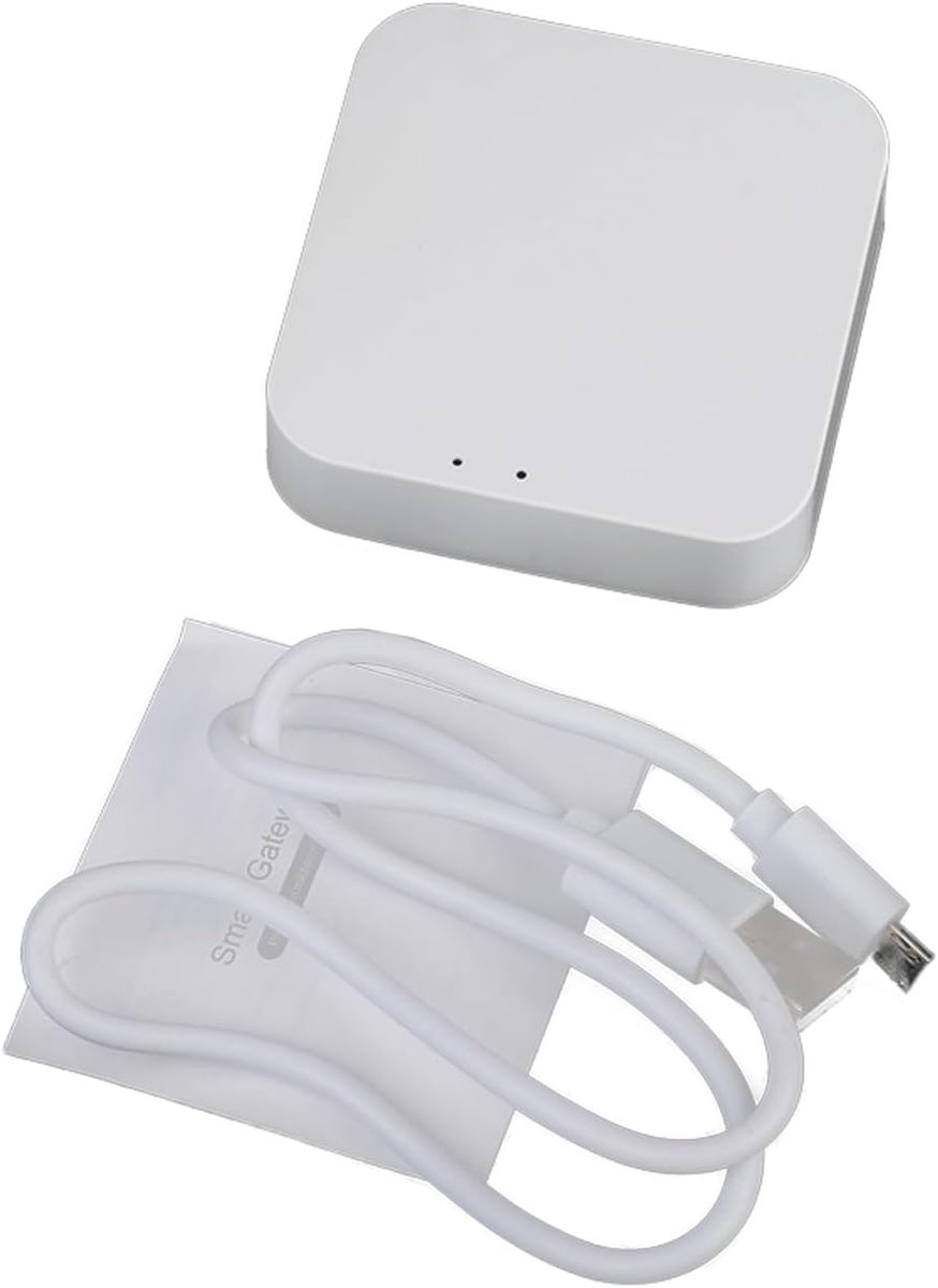 SnelShoppen - Smart Wireless ZigBee Gateway Hub - Tuya ZigBee 3.0 Compatibele Slimme Hub - Draadloze Afstandsbediening via Smart Life APP - Voor Alle