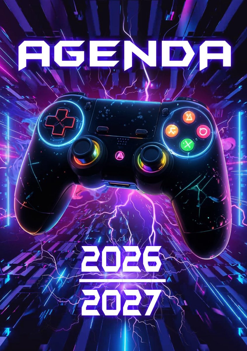 SnelShoppen - Agenda Scolaire 2026-2027: Pro Gamer | Journalier | 12x17 cm | Schoolagenda voor Collège en Lycée | Sept 2026 – Juli 2027 | Voor Jongens