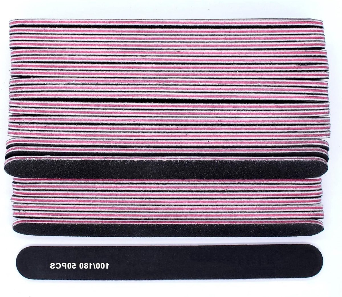 50 Stuks Vijl Set voor Gel Nagels, Dubbelzijdige Vijl voor DIY Nagelkunst, Wegwerp Nagelvijlen voor Thuis en Dieren, Perfect voor Manicure en Pedicure
