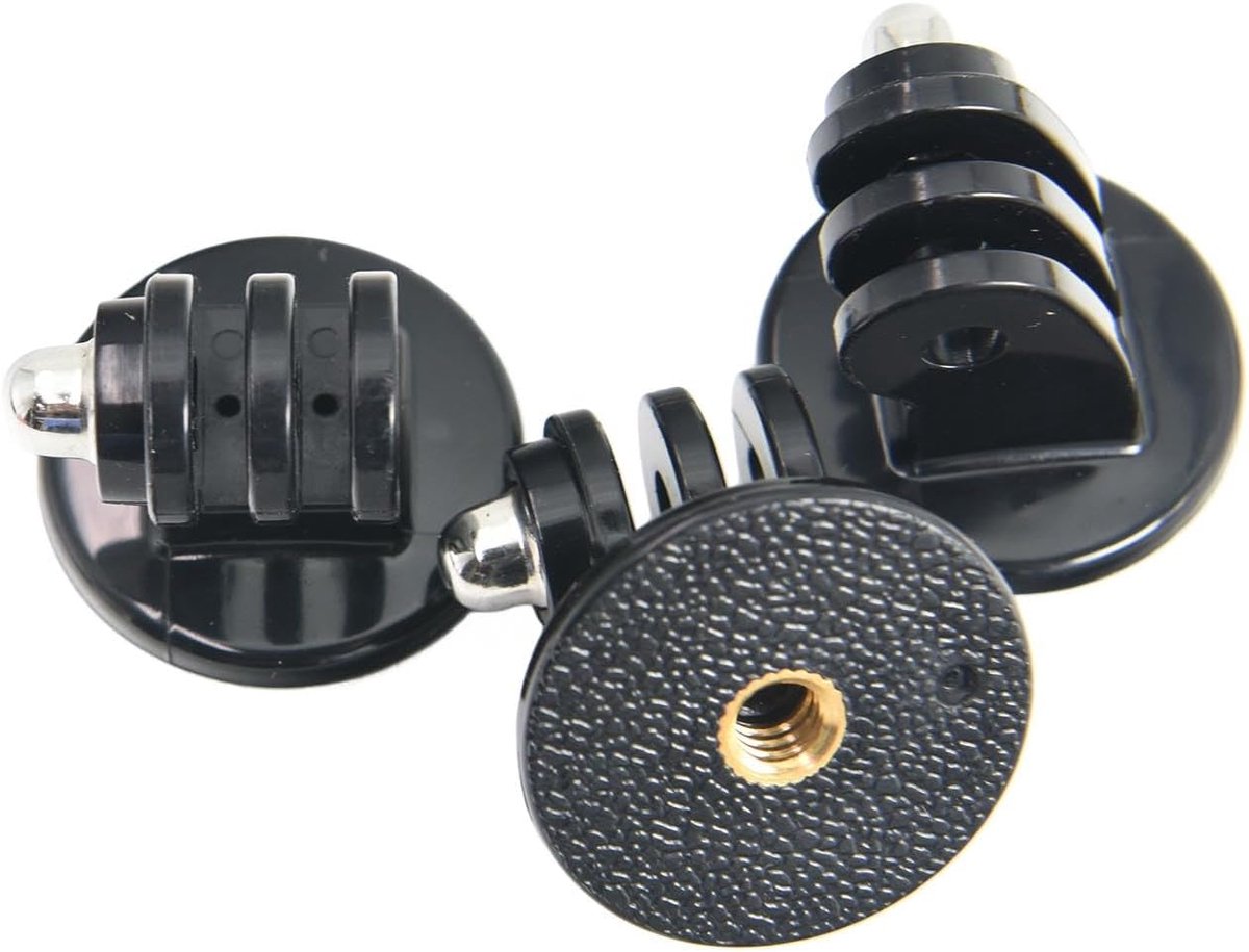SnelShoppen - Gimbal Adapter voor Actiecamera's - 1/4 Inch Statiefbevestiging - Flexibele Hoekverstelling - Geschikt voor GoPro Hero 13-2 en Meer