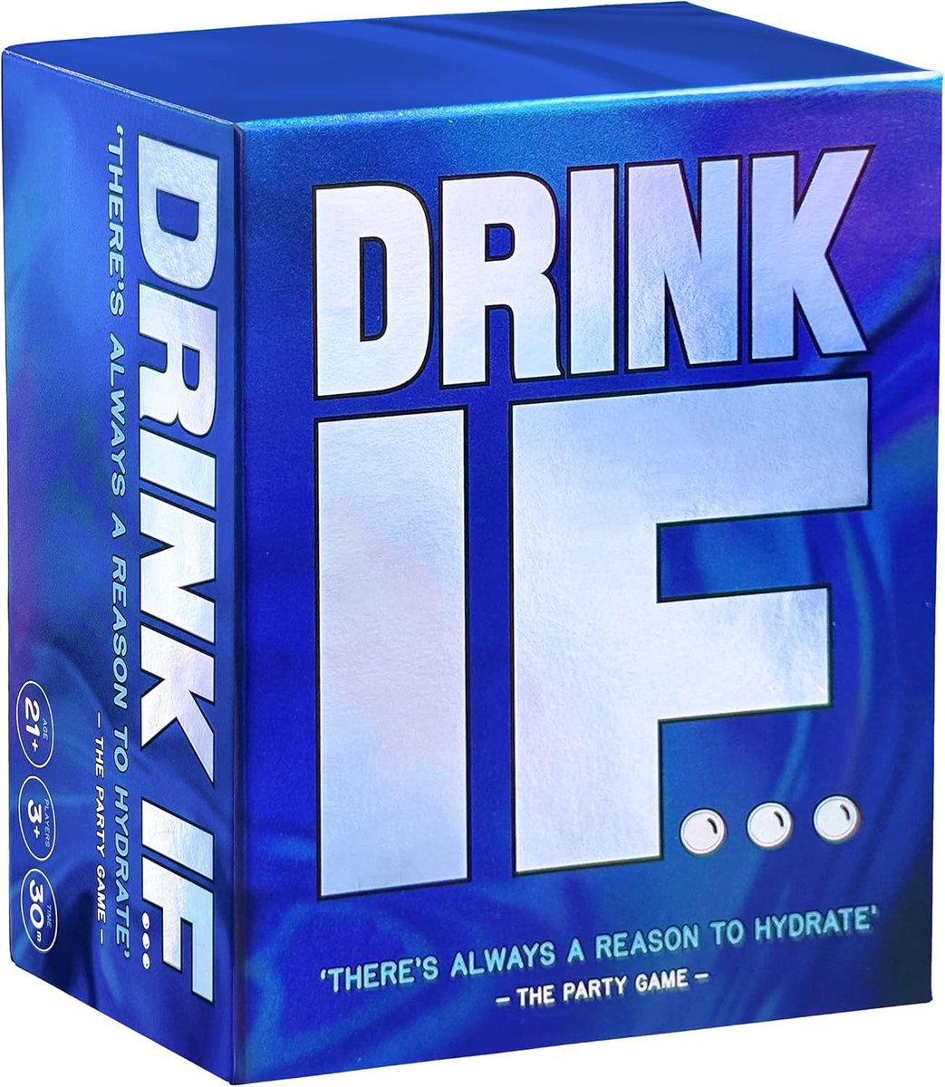 SnelShoppen - Drink IF... Hilarisch Drinkspel voor Volwassenen - Party Kaartspel voor Vrienden en Familie - Perfect voor Feesten, Studenten, IJsbreker
