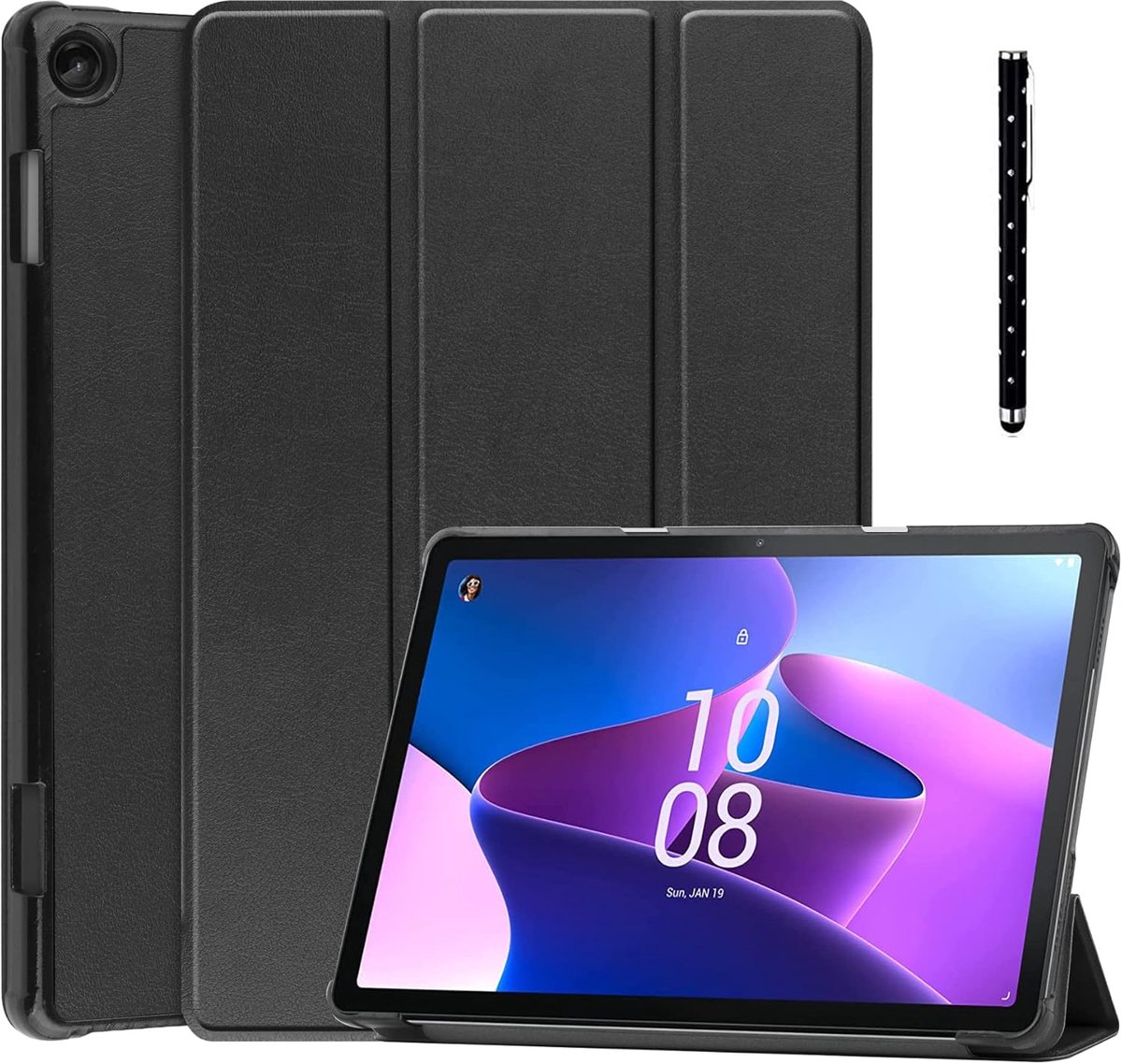 SnelShoppen - Acelive Hoes Voor Lenovo Tab M10 10.1 inch (3e Gen) TB-328F 2022 - Smart Case met Auto Power Off - Bescherming - Geschikt voor School, T