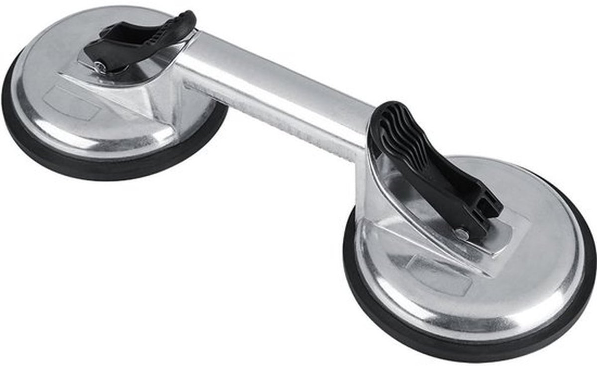 Zuignap 105 kg hefvermogen - Dubbele Zuignap - Aluminium - Glastrekker - Verplaatsingsgereedschap - Stevige handgreep