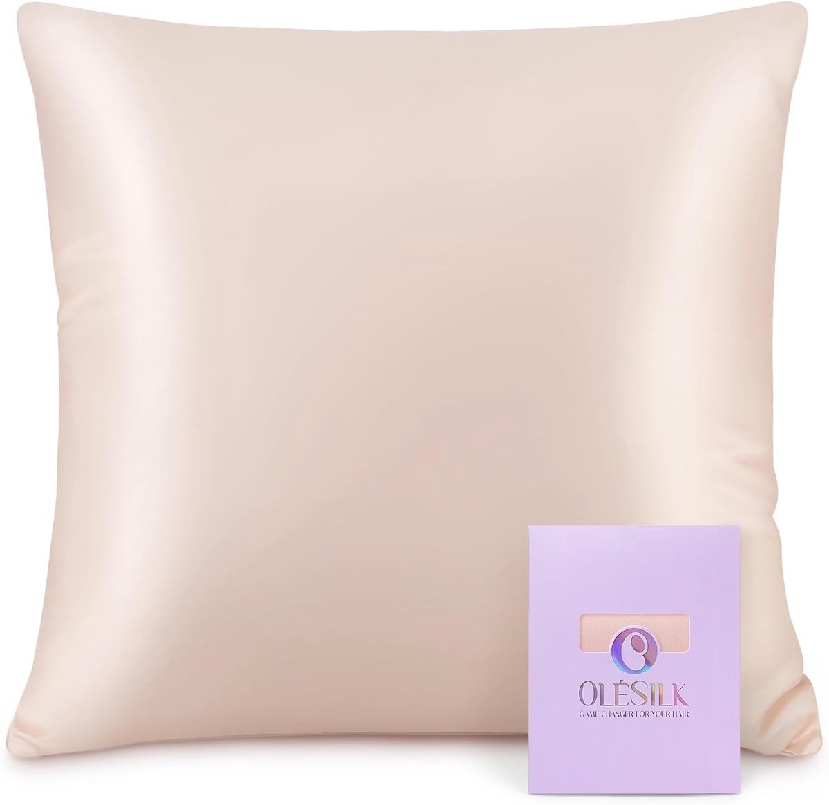 SnelShoppen - Luxe 16 Momme Zijde Kussensloop 40x40cm - 100% Natuurlijke Mulberry Zijde - Anti-Allergisch en Huidvriendelijk - Perzisch Roze - Ideaal