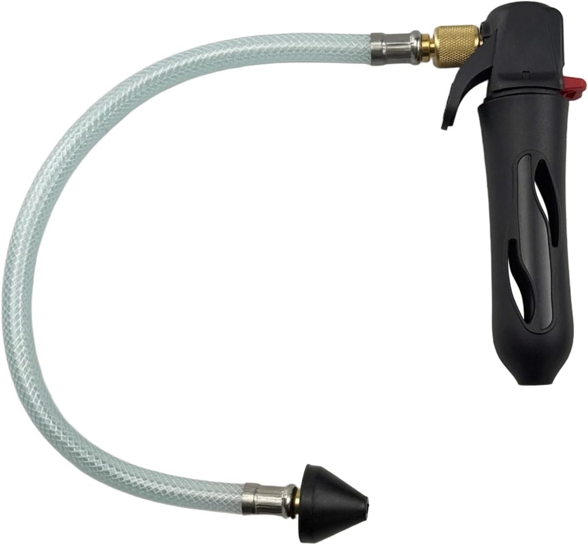 SnelShoppen - CO2 Cartridge Met Flexibele Slang - Handige Drukpomp Voor Auto Banden en Ontvochtigen - Compact en Lichtgewicht - Ideaal Voor Noodhulp e