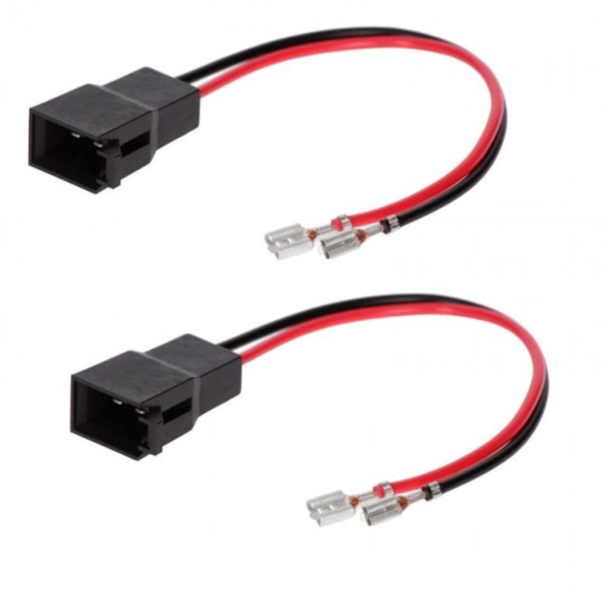 SnelShoppen - 2x Auto Radio Speaker Bedrading Adapter Connector Kabels voor Alfa Romeo, Fiat, Lancia, Citroën, Dacia, Peugeot, Renault, Opel en Nissan