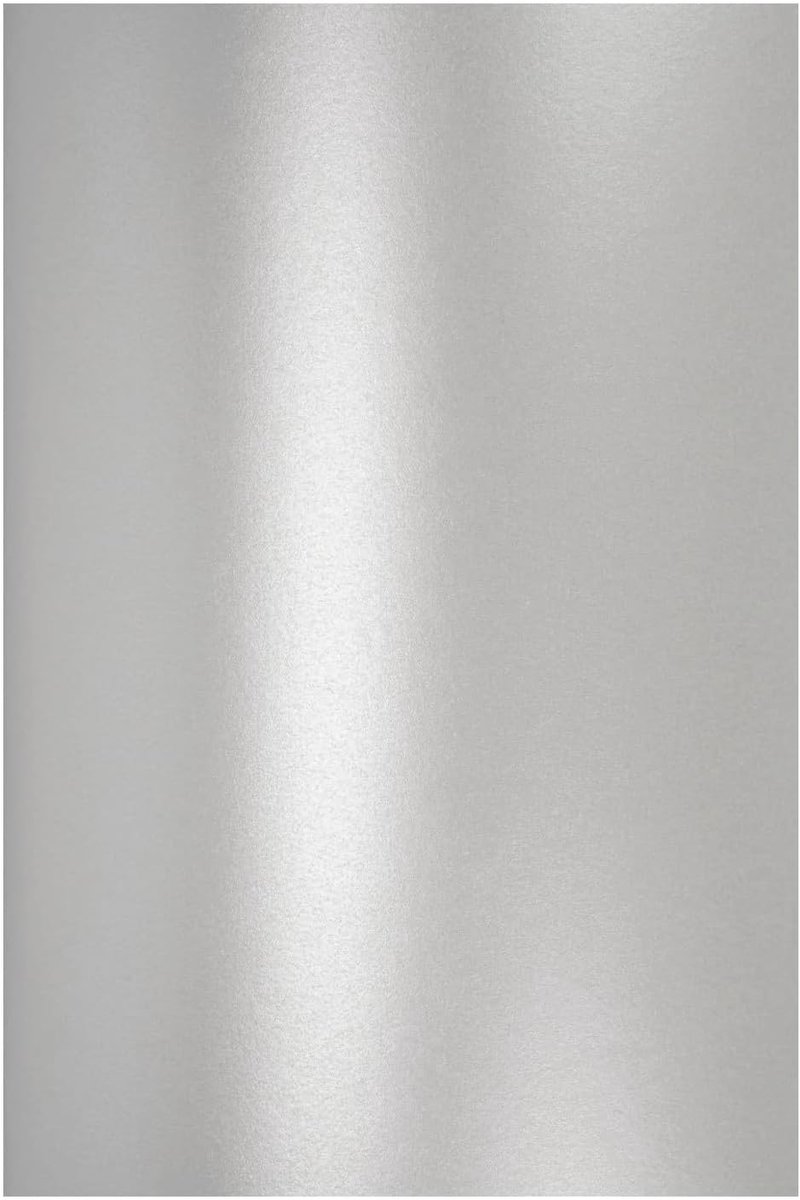 SnelShoppen - A4 Metallic Papier 120g 210x297mm - Parelsilver Glanzend - Perfect voor Uitnodigingen, Kerst, Verjaardagen en Feesten