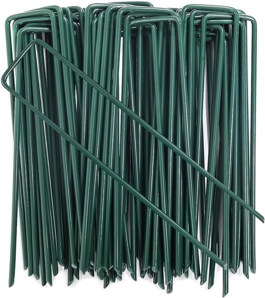 SnelShoppen - Kunstgras Fence Nails | 10 Stuks Gegalvaniseerde Metaal Netting Pins | Stevige Haringen voor Tuinen en Terrassen | Verankering voor Groe