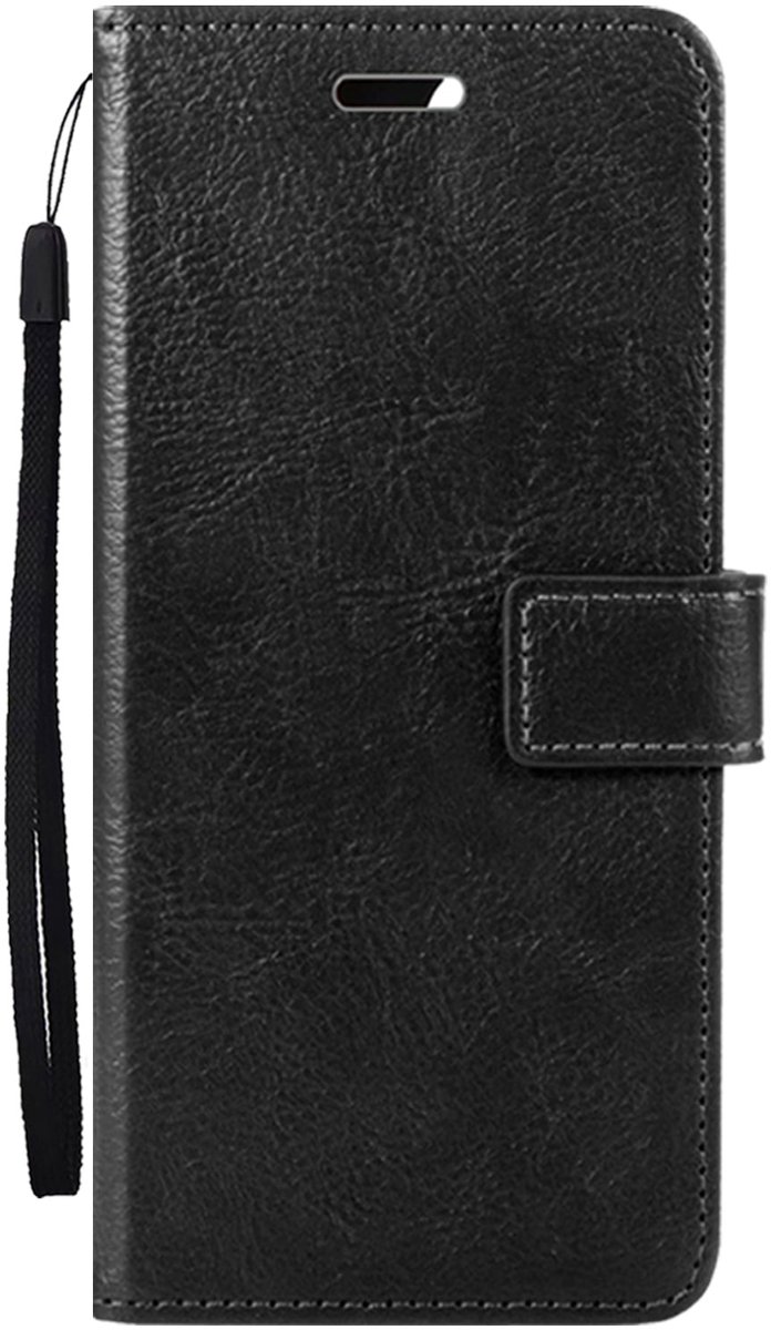 Hoes - Met Pasjeshouder - Geschikt voor Google Pixel 11 - Luxe Bookcase Portemonee - Flip Case - Kunstleer Book Case - Flipcase - Book Cover - Walletcase - PortemonneeHoes - Zwart