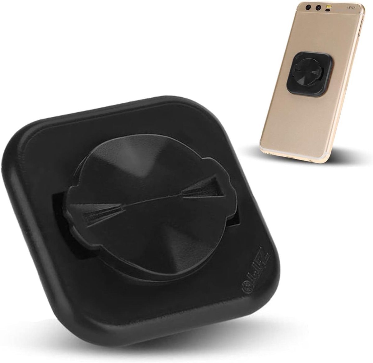 SnelShoppen - Fiets Telefoonhouder Zelfklevend, Sterke Plaktelefoonhouder, Antislip Fiets Telefoonsteun voor Garmin Fietscomputer, Duurzaam en Gemakke