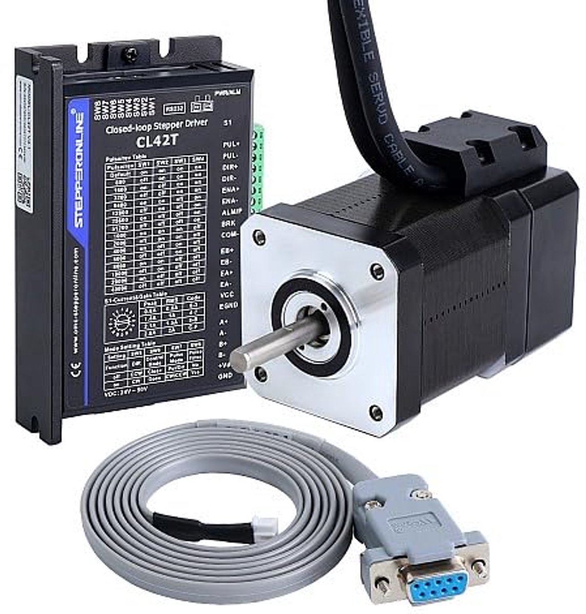 Stepper Motor Kit Nema 17 - 52Ncm - Closed Loop - Voor CNC graveermachine - ShopVlot