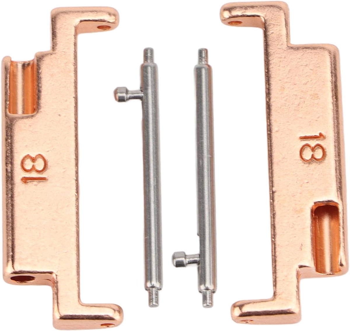 Smartwatch band adapter 18-22mm - metalen connector set - origineel ontwerp - eenvoudig te installeren - ShopVlot