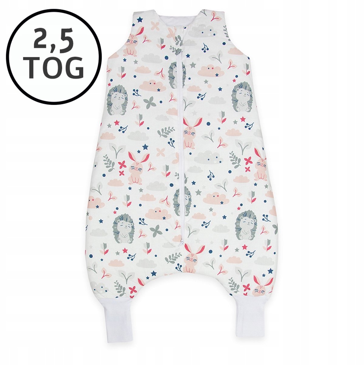 Merkloze Baby Slaapzak met Broekspijpen, Maat 92-104, Jaarrond