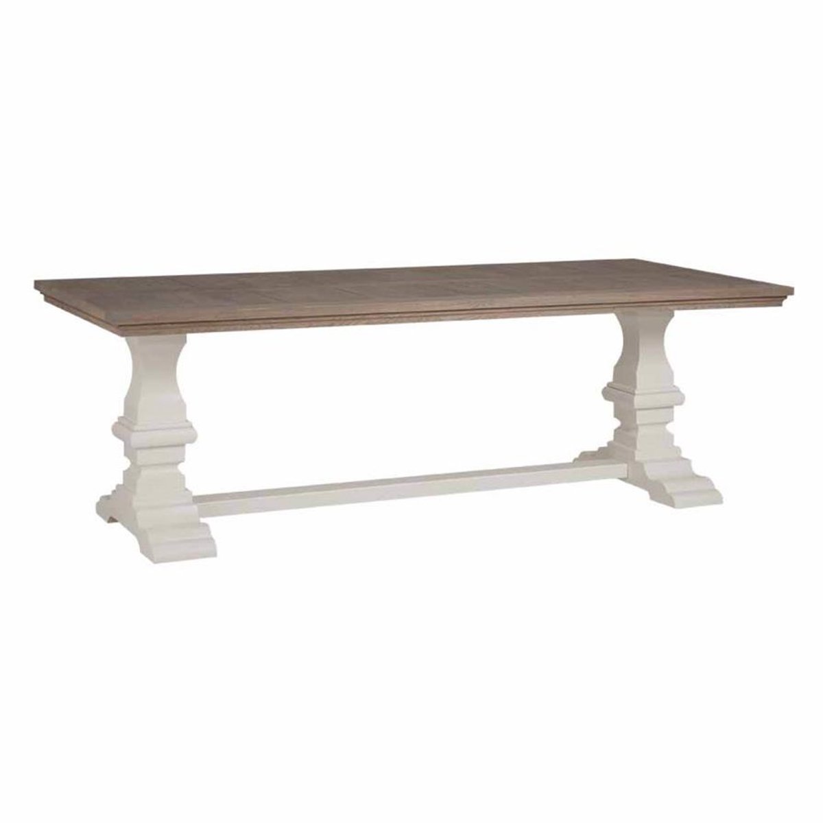 Tower Living Eettafel Toscana - Rechthoek Wit Hout - 280x100x78cm