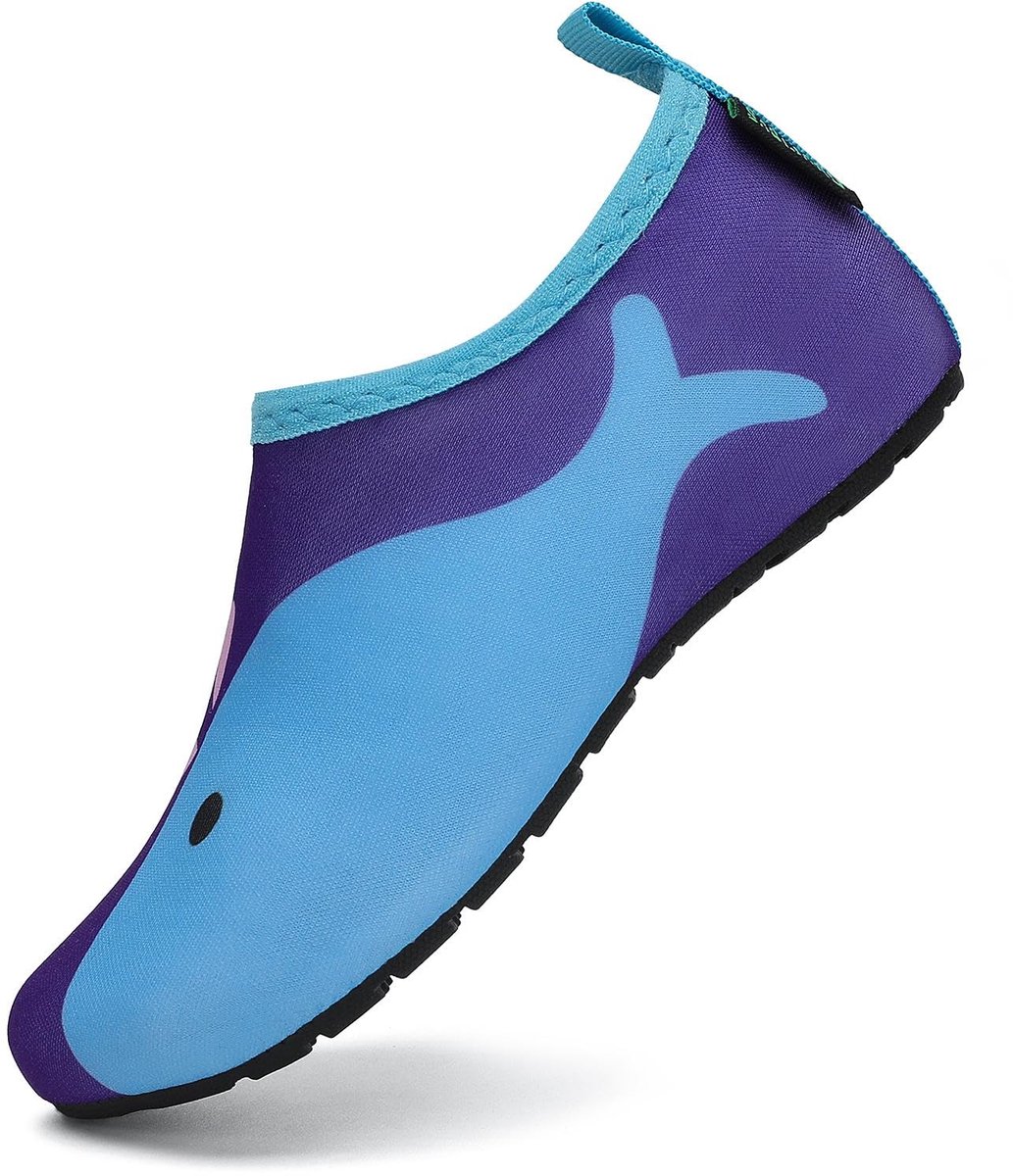 SAGUARO Badschoenen voor kinderen, antislip, lichte waterschoenen, sneldrogend, zwemschoenen, strandschoenen voor - ShopVlot