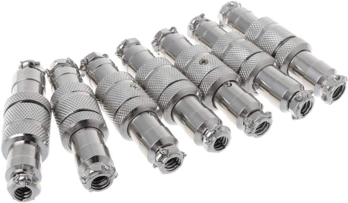 Gx16 Offense Aviation Plug 2/3/4/5/6/7/8 Pin - ShopVlot