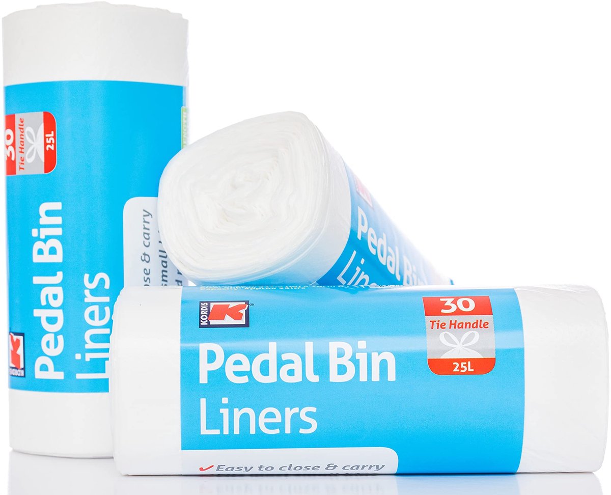 Vuilniszakken 25L - Sterke stropdasgreep - 45% gerecycled plastic - Ongeparfumeerde voeringen - ShopVlot