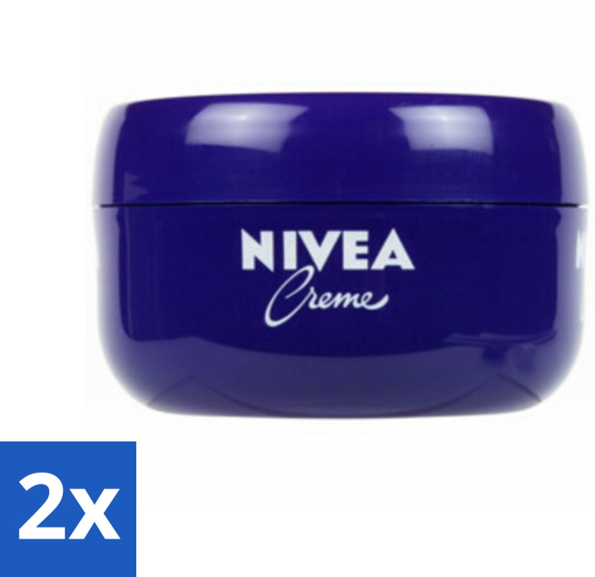 2 x NIVEA - Crème - Pot - Verzorgend - Droge Huid - Hydraterend - 200 ml - NIVEA Crème - Verzorging - Hydraterende Crème - Droge Huid - Crème Voor Gezicht