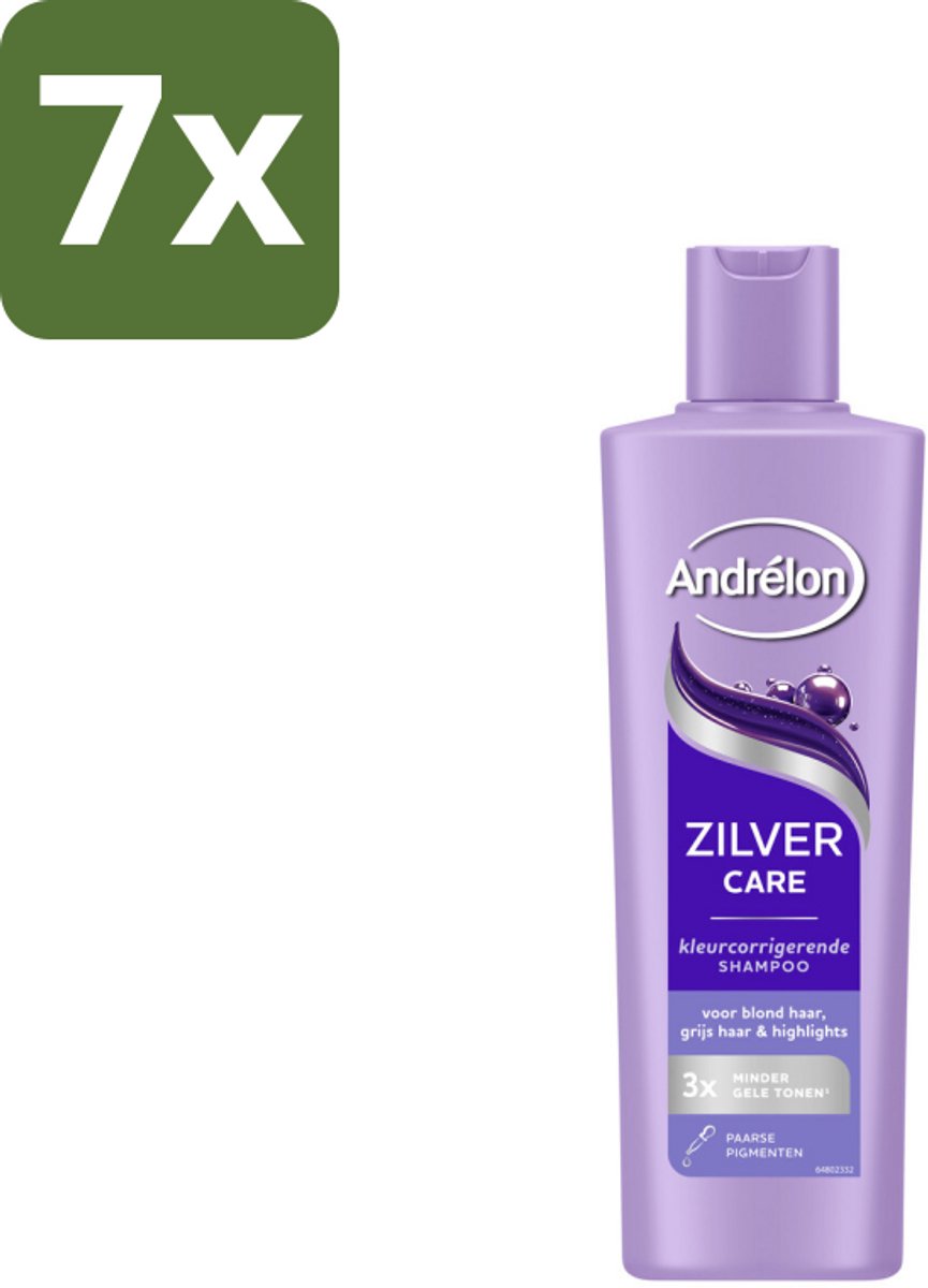 Andrélon – Shampoo – Zilver Care – 250 ml - Bulkverpakking - 7 stuks