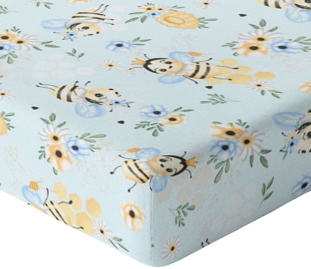Hoeslaken 140x70 cm met elastiek, 100% dik katoen, Nederlands product