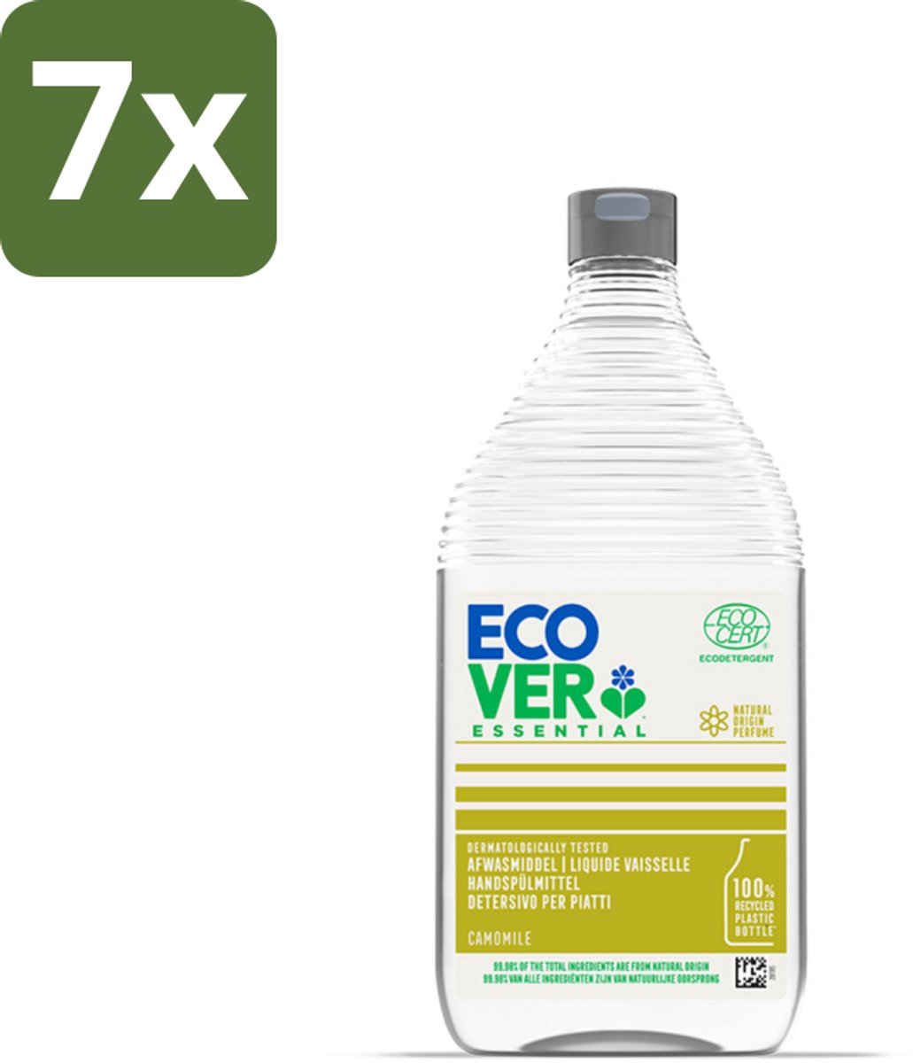 Ecover - Afwasmiddel Essential - Kamille - 950 ml - Bulkverpakking - 7 stuks