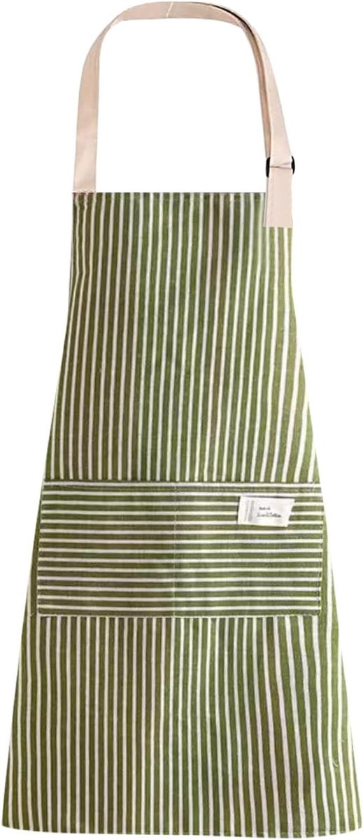 Chef Kitchen Aprons, Adjustable Apron with Pocket, Kitchen Apron, Waterproof Apron for Cooking, Cooking, Gardening - ShopVlot