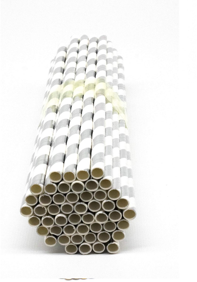 Fancy papieren rietjes 100 stuks bulk biologisch afbreekbare plastic vrije rietjes voor feesten, babyverjaardagen - ShopVlot