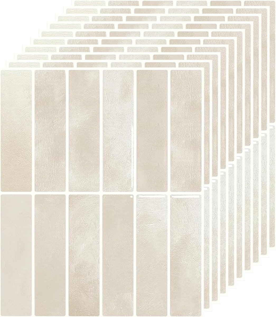 10 self-adhesive 3D ceramic tile stickers (30 × 30 cm) – Ideal for kitchen backs, living rooms, bedrooms and - ShopVlot