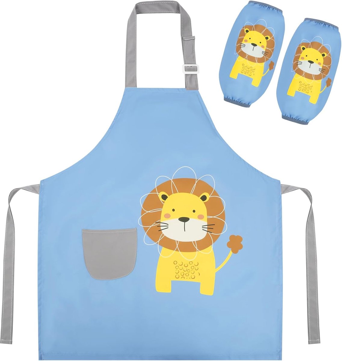 Kinder schort met mouwen - waterdicht - cartoonprint - ideaal voor knutselen - ShopVlot