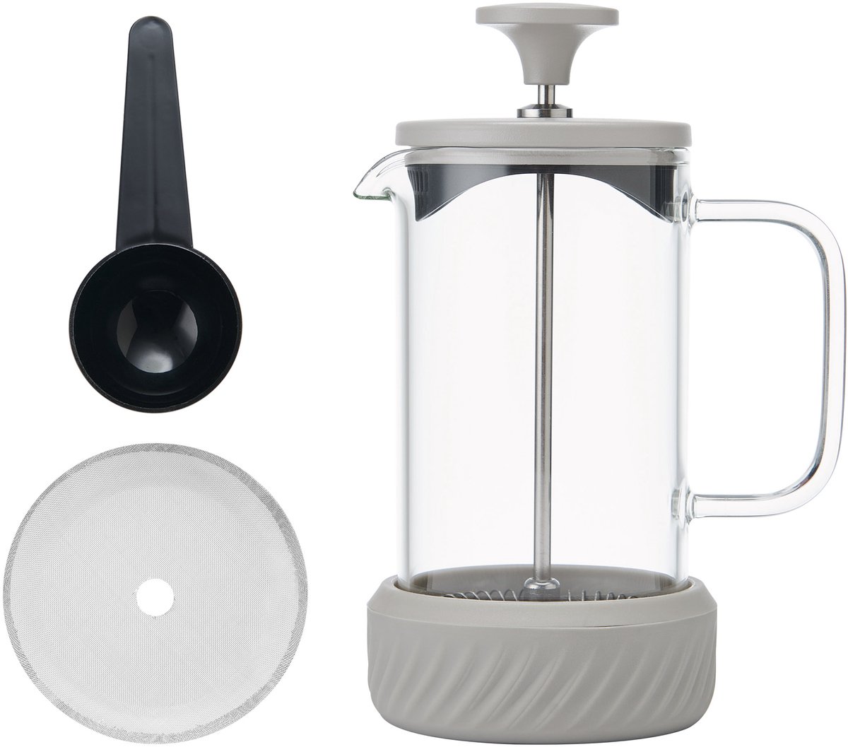 La Cafetière - Zero Cafetière - RVS - No Mess - Crème - 3 Kops - 350ml
