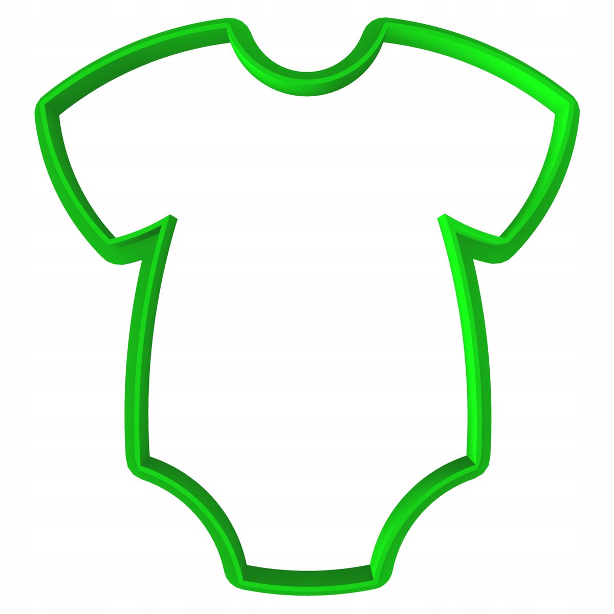 Baby Shower Body Koekjesvorm 9cm - Unieke Bakvorm voor Feestelijke Gebakjes
